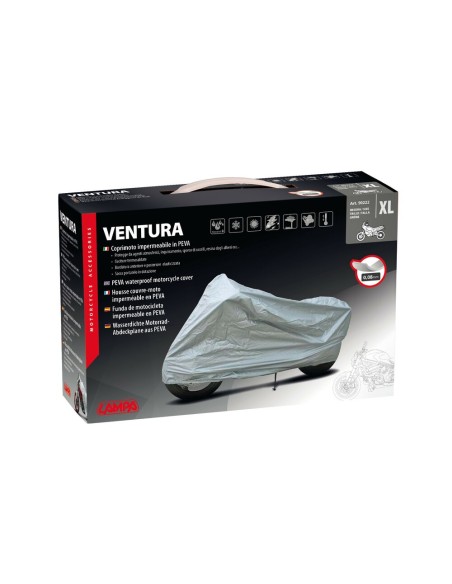 Coprimoto in PEVA impermeabile taglia XL L246xW104xH127