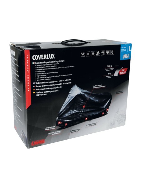 Coprimoto Coverlux impermeabile taglia L 229x125x99cm