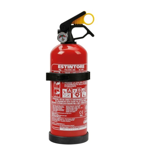 Estintore pressurizzato auto camion omologato 1kg classe ABC