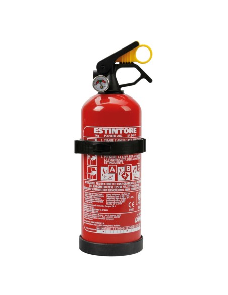 Estintore pressurizzato auto camion omologato 1kg classe ABC