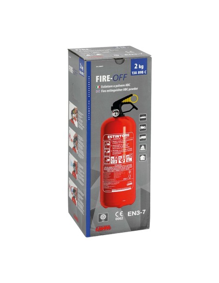 Estintore pressurizzato auto camion omologato 2kg classe ABC