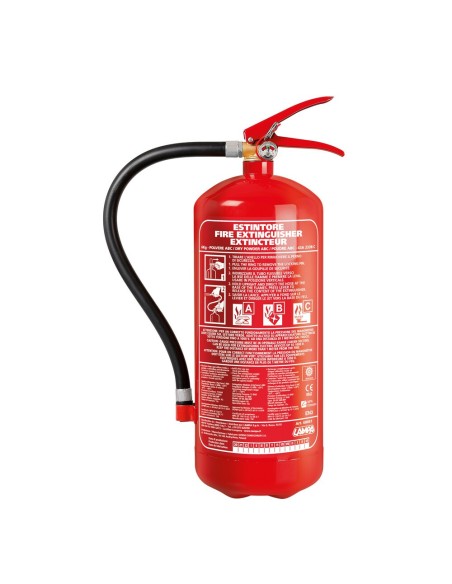 Estintore pressurizzato auto camion omologato 6kg classe ABC