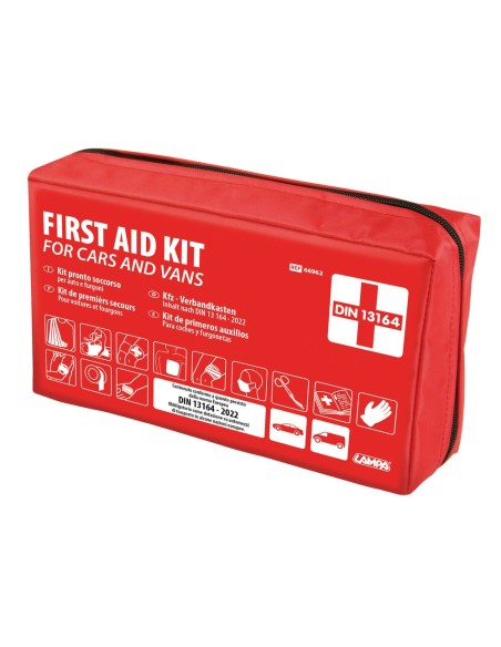 Kit pronto soccorso omologato auto e furgoni DIN 13164