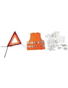 Set emergenza e soccorso Triangolo Veste kit pronto soccorso