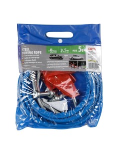Cavo traino emergenza in acciaio 3 5mt 5000kg 2