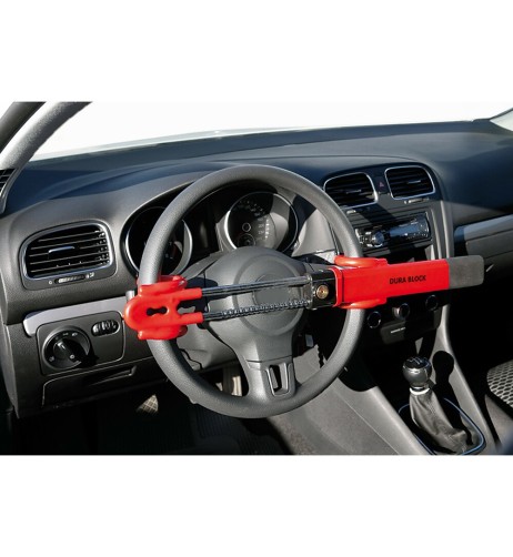 Dura Block asta bloccasterzo volante e antifurto per airbag auto