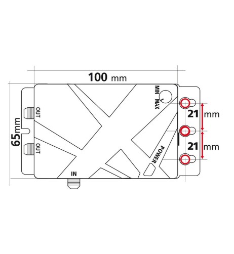 Amplificatore antenna TV 12 24V auto camion camper