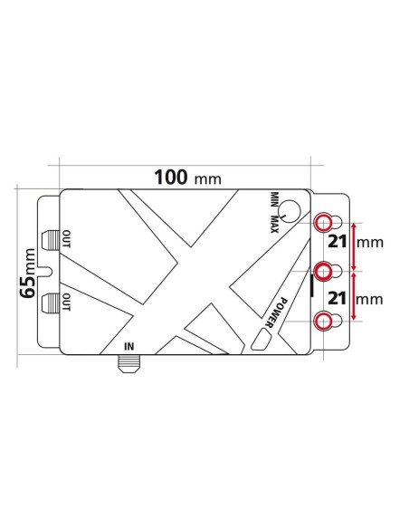 Amplificatore antenna TV 12 24V auto camion camper