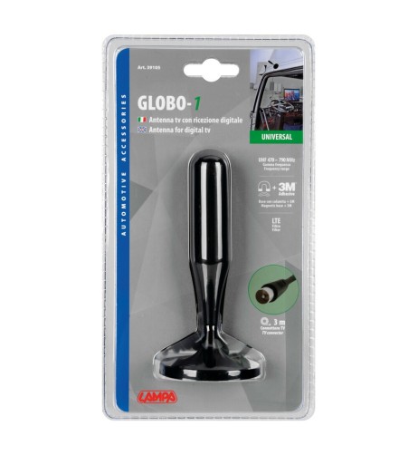 Antenna TV con ricezione digitale 3 5dB 130mm