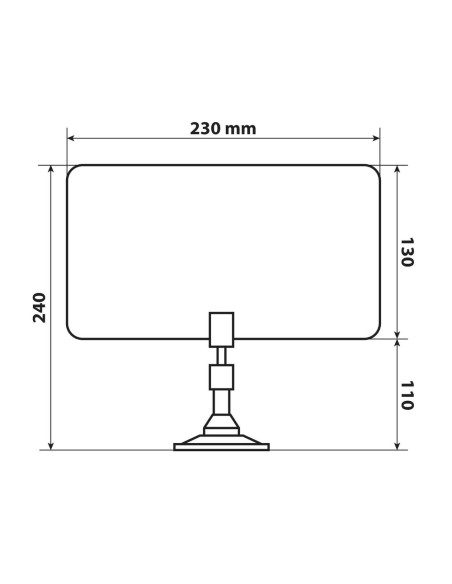Antenna TV da viaggio ricezione digitale terrestre 12 24V auto camion campe
