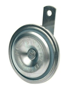 Clacson avvisatore elettromagnetico a disco auto 12V 90mm tono basso