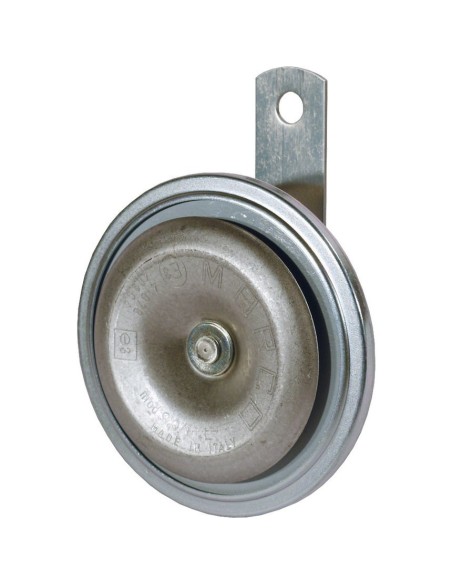 Clacson avvisatore elettromagnetico a disco camion 24V 90mm tono basso