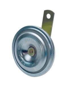 Clacson avvisatore elettronico a disco auto 12V 90mm suono acuto