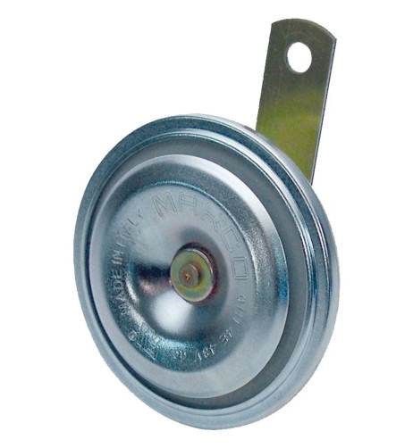 Clacson avvisatore elettronico a disco auto 12V 90mm suono acuto