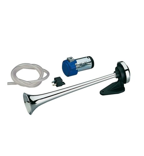 Kit tromba elettropneumatica 39cm 24V esterno metallo suono unito