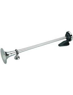 P1 Tromba aria compressa ottone cromato montaggio esterno camion 117dB 59cm