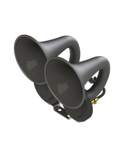 Tromba pneumatica 2 cornetti con elettrovalvola camion 12V