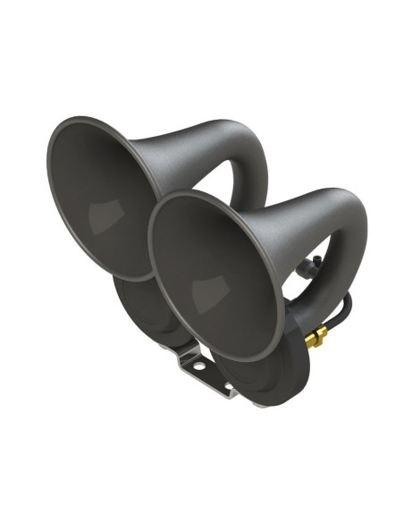 Tromba pneumatica 2 cornetti con elettrovalvola camion 12V