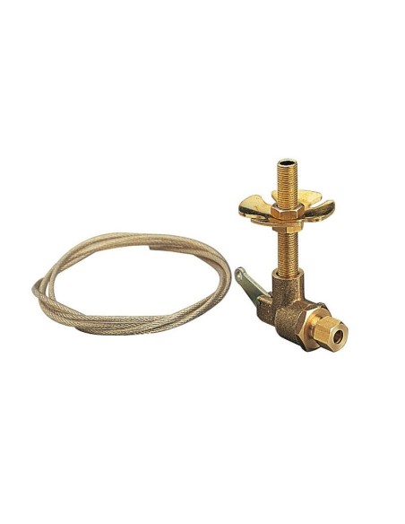 Valvola a mano tiretto filettata 8mm per trombe pneumatiche