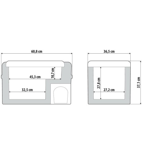 Frigorifero Congelatore a compressore 30 litri 12 24V 220V