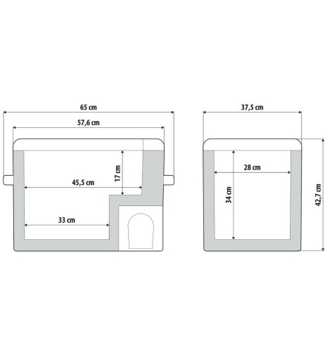 Frigorifero Congelatore a compressore 40 litri 12 24V 220V