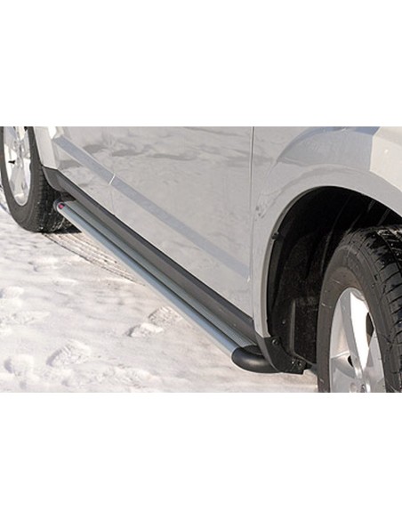 Pedane laterali S50 stondate alluminio Fiat Freemont dal 2011