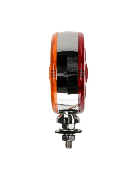 Luce ingombro 54 Led doppia funzione 12 24V Rosso Arancio