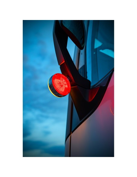 Luce ingombro 54 Led doppia funzione 12 24V Rosso Arancio