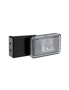 Luce ingombro a Led con catarifrangente e staffa 12 24V Bianco