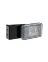 Luce ingombro a Led con catarifrangente e staffa 12 24V Bianco