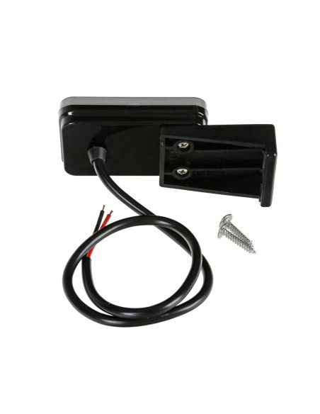 Luce ingombro a Led con catarifrangente e staffa 12 24V Bianco