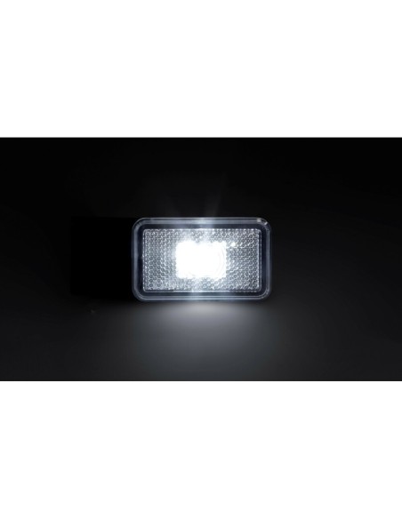 Luce ingombro a Led con catarifrangente e staffa 12 24V Bianco