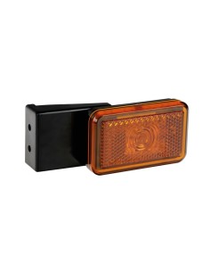 Luce ingombro a Led con catarifrangente e staffa 12 24V Arancio