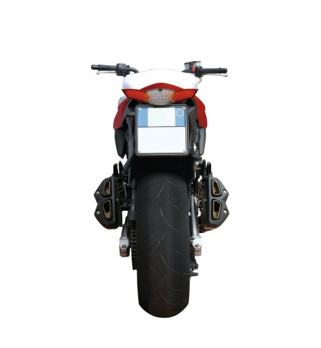 Fanale posteriore a 70 led 12V per moto e scooter