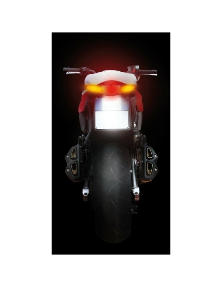 Fanale posteriore a 70 led 12V per moto e scooter
