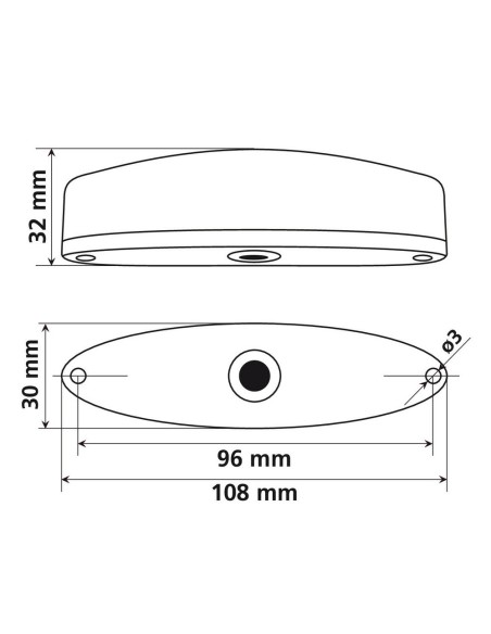 Fanale posteriore a 19 led 12V per moto e scooter