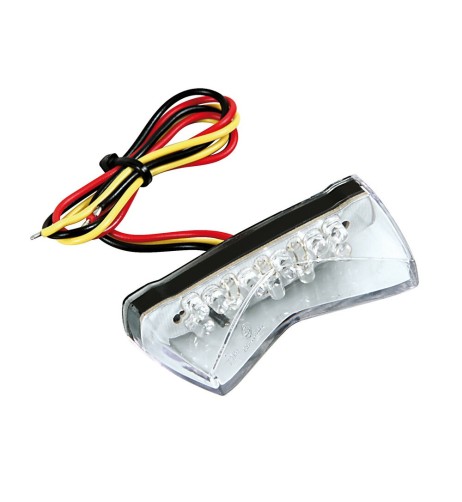 Fanale posteriore a 11 led 12V per moto e scooter
