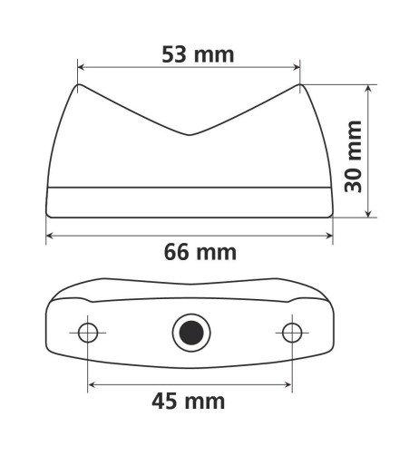 Fanale posteriore a 11 led 12V per moto e scooter