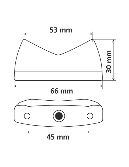 Fanale posteriore a 11 led 12V per moto e scooter