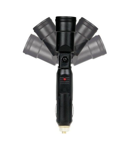 Adattatore snodabile 12 24V Ingresso spinotto standard Uscita spinotto DI