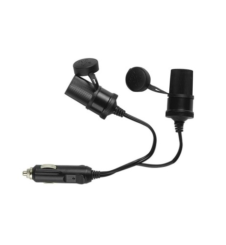 Spinotto presa accendisigari con uscita doppia 12 24V con coperchio