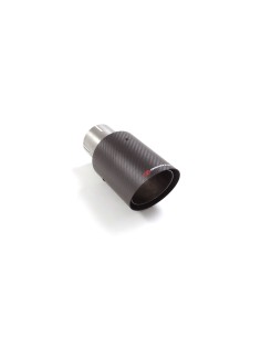 Terminale di scarico Carbon rotondo 90mm L190 Ragazzon RO 90 Carbon
