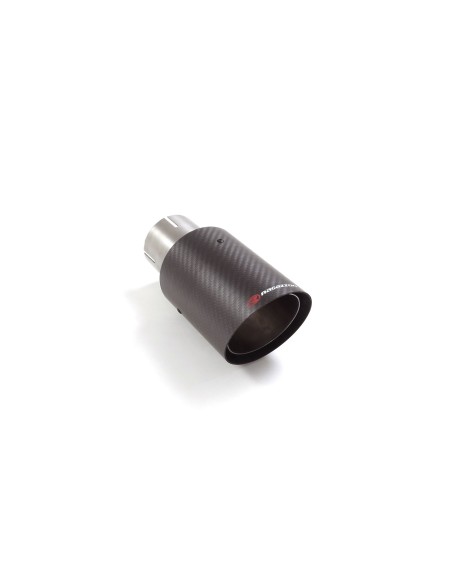 Terminale di scarico Carbon rotondo 90mm L190 Ragazzon RO 90 Carbon