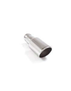 Terminale di scarico singolo SportLine 90mm L225 entrata 50 5mm Ragazzon 