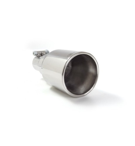 Terminale di scarico singolo rotondo 102mm L225 entrata 50 5mm Ragazzon R