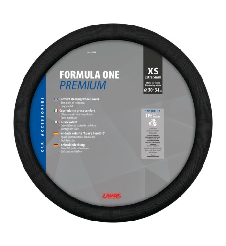 Coprivolante auto universale in poliestere atossico Formula One 30 34cm