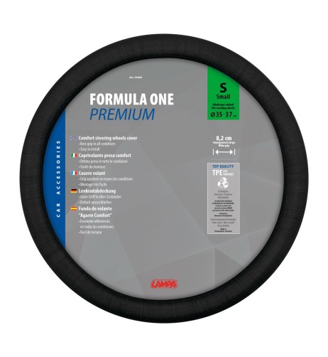 Coprivolante diametro 35 37cm elasticizzato Inodore nero