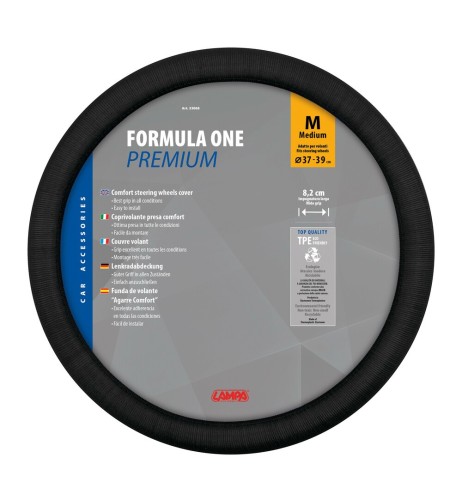 Coprivolante diametro 37 39cm elasticizzato Inodore nero