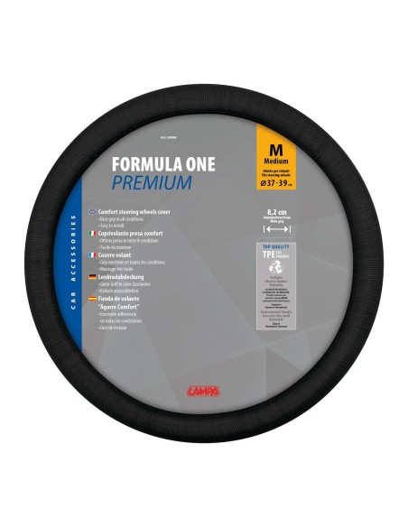 Coprivolante diametro 37 39cm elasticizzato Inodore nero