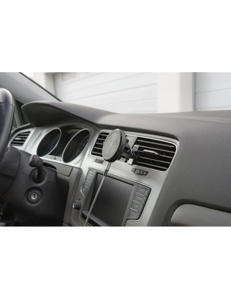 Porta telefono magnetico per bocchetta d aerazione con ricarica wireless